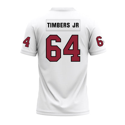 Troy - NCAA Football : Ricky Timbers Jr - White Premium Football Jersey-1