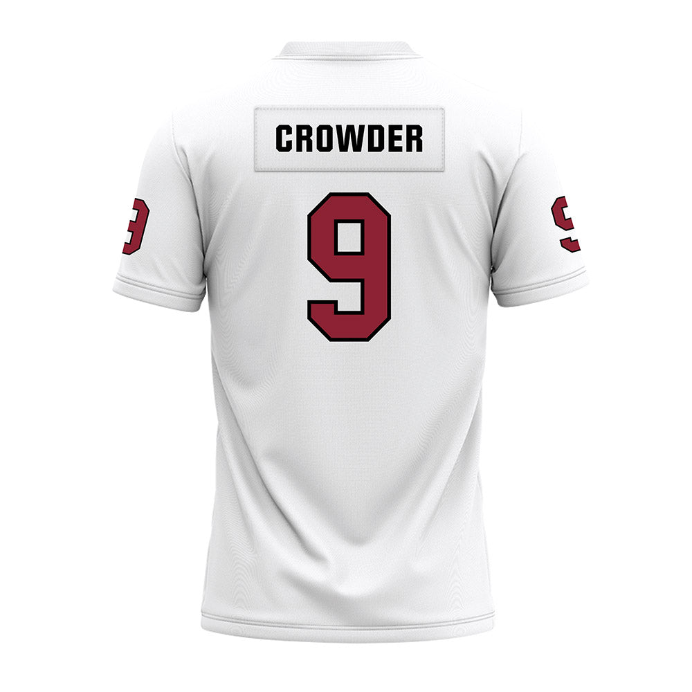 Troy - NCAA Football : William Crowder - White Premium Football Jersey