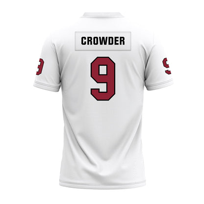 Troy - NCAA Football : William Crowder - White Premium Football Jersey