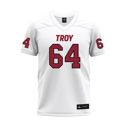 Troy - NCAA Football : Ricky Timbers - White Premium Football Jersey-0