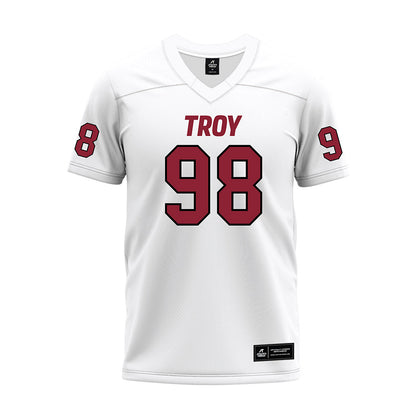 Troy - NCAA Football : Jamel Fils-Aime - White Premium Football Jersey-0