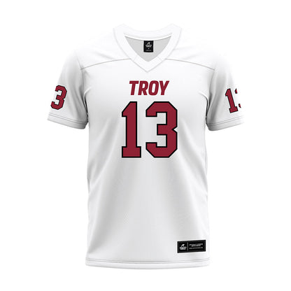 Troy - NCAA Football : Daivon Nelson - White Premium Football Jersey-0