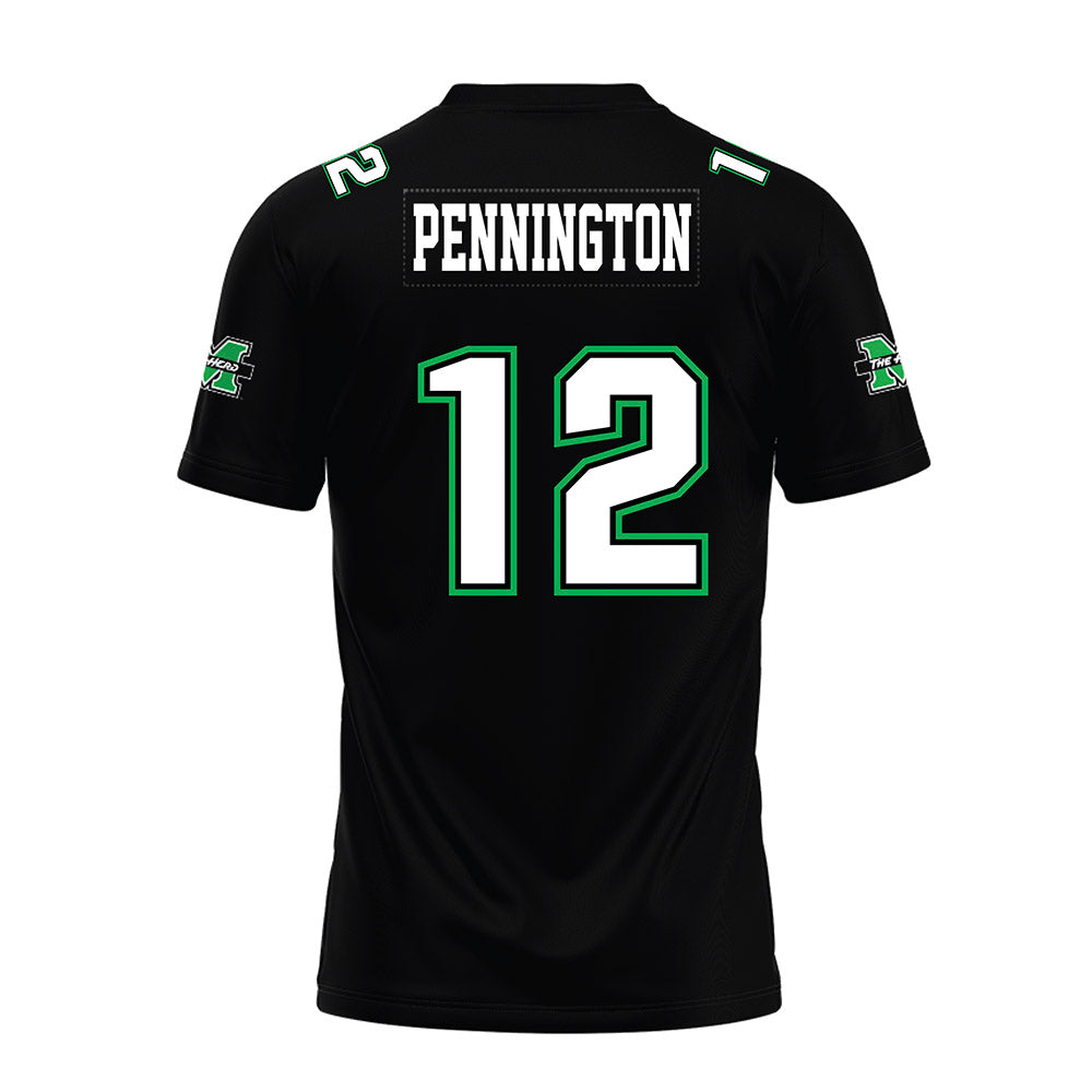 Marshall - NCAA Football : Cole Pennington - Premium Football Jersey