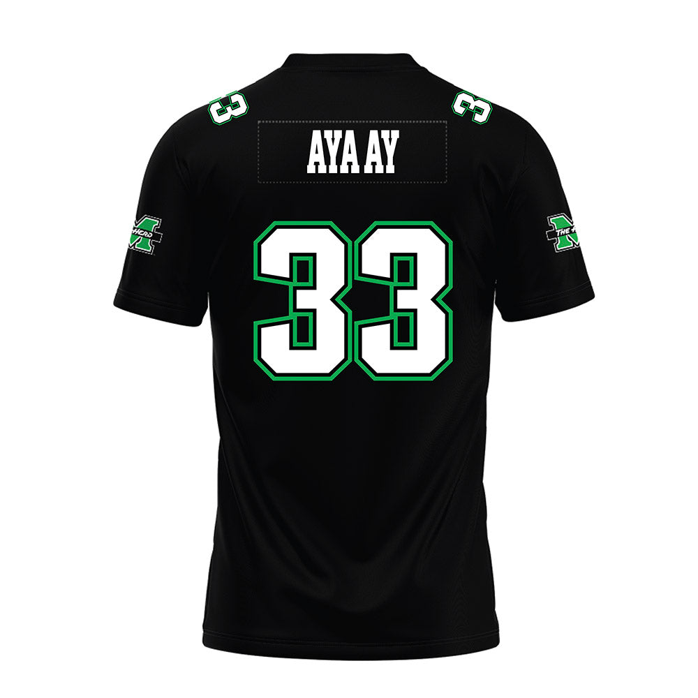 Marshall - NCAA Football : Jonny Aya-ay - Premium Football Jersey