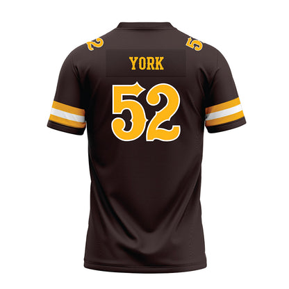 Wyoming - NCAA Football : Carson York - Premium Football Jersey