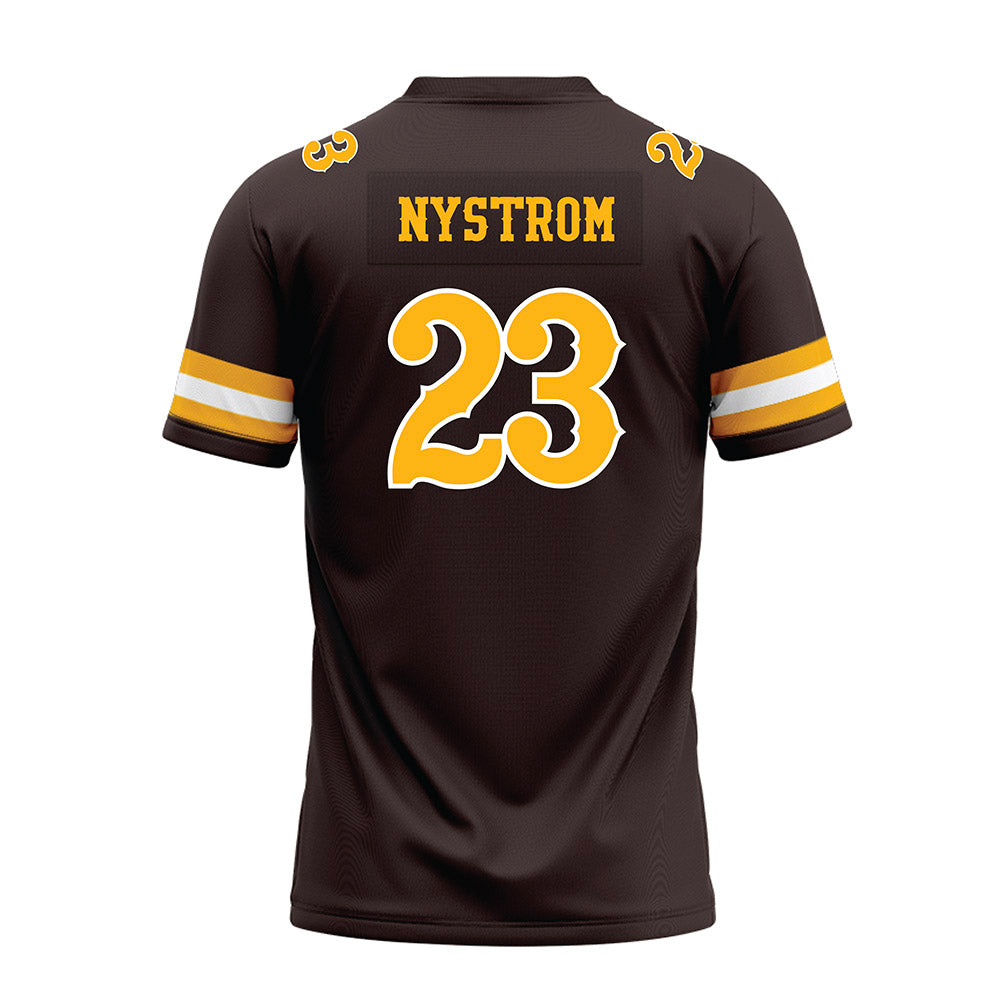 Wyoming - NCAA Football : Tyler Nystrom - Premium Football Jersey