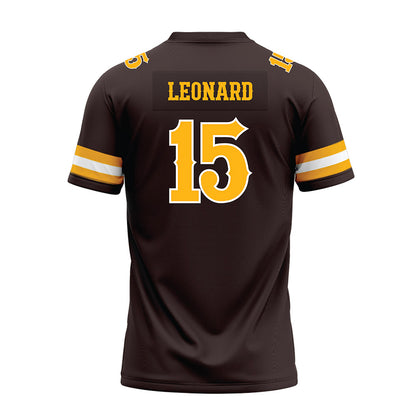 Wyoming - NCAA Football : David Leonard - Premium Football Jersey