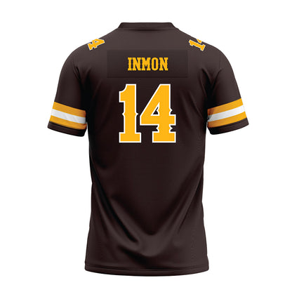 Wyoming - NCAA Football : Bj Inmon - Brown Premium Football Jersey-1