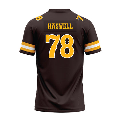 Wyoming - NCAA Football : Alex Haswell - Premium Football Jersey