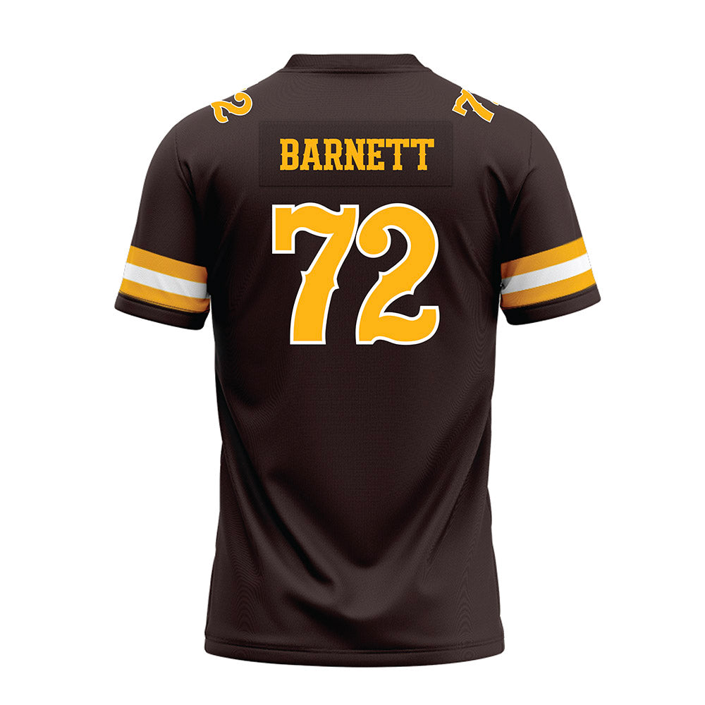 Wyoming - NCAA Football : Caden Barnett - Premium Football Jersey
