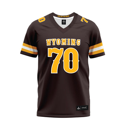 Wyoming - NCAA Football : Rex Johnsen - Premium Football Jersey