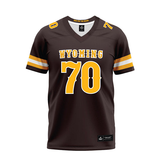 Wyoming - NCAA Football : Rex Johnsen - Premium Football Jersey