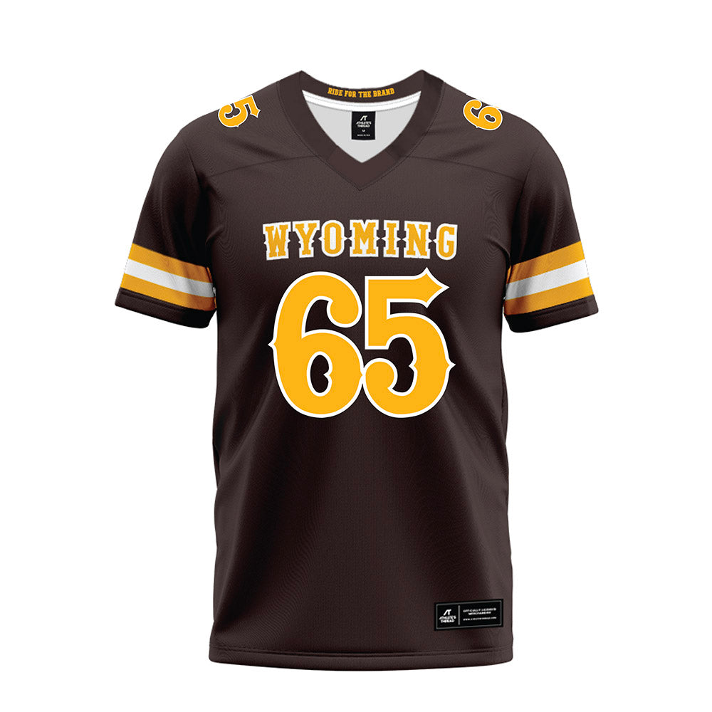 Wyoming - NCAA Football : Nathan Geiger - Premium Football Jersey