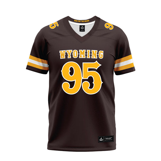 Wyoming - NCAA Football : Caleb Robinson - Premium Football Jersey