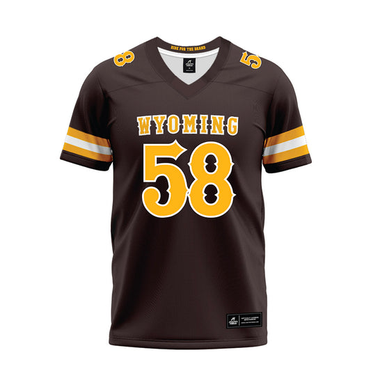 Wyoming - NCAA Football : Jordan Turnbull - Premium Football Jersey