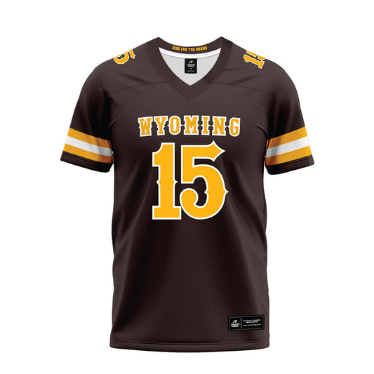 Wyoming - NCAA Football : David Leonard - Premium Football Jersey