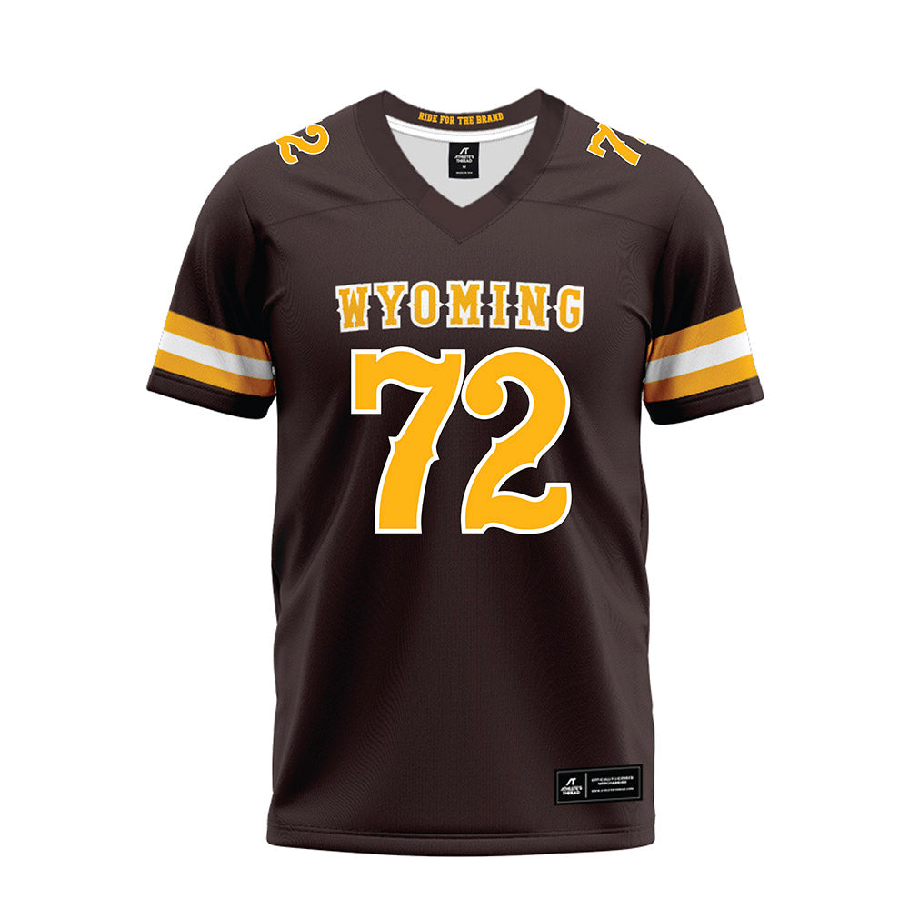 Wyoming - NCAA Football : Caden Barnett - Premium Football Jersey