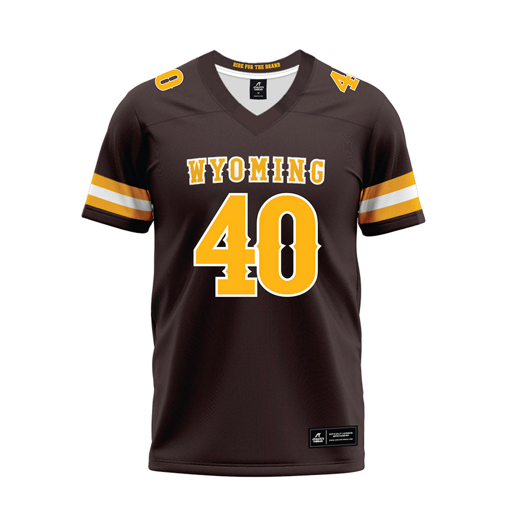 Wyoming - NCAA Football : Tyce Westland - Premium Football Jersey