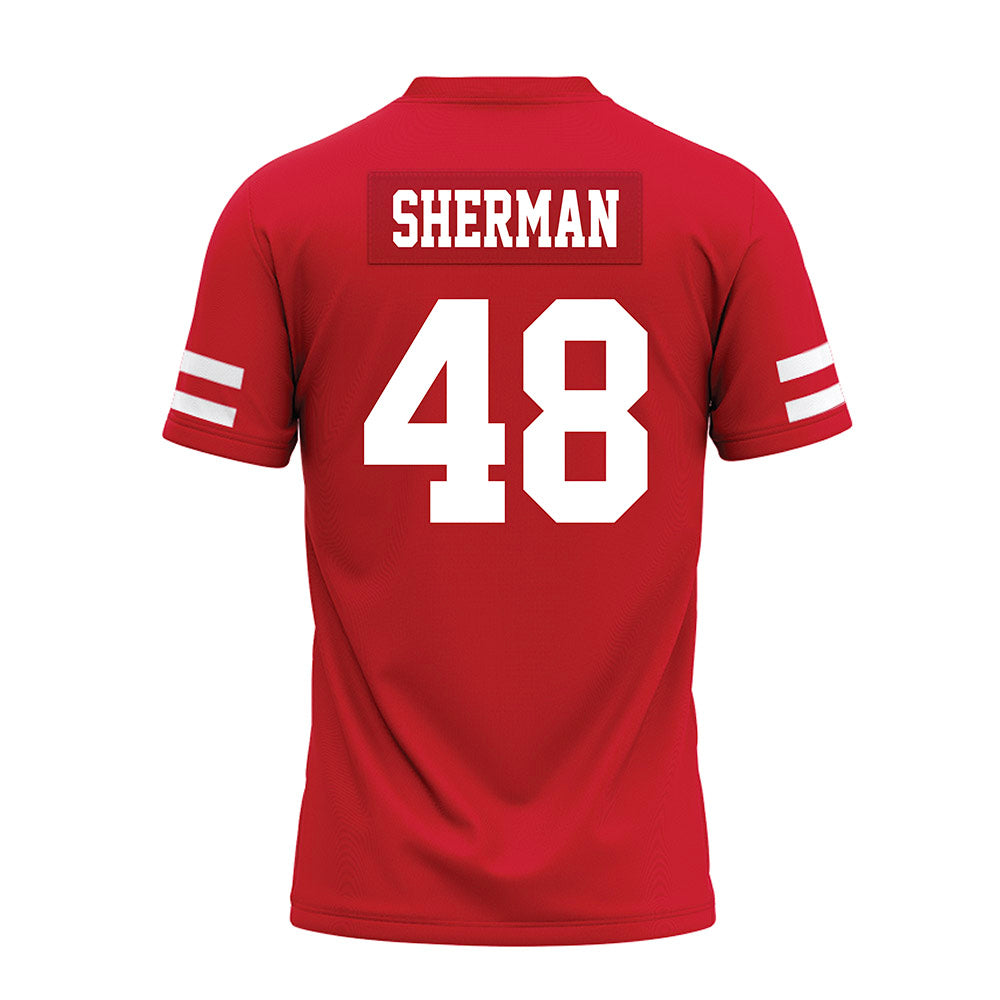 Nebraska - NCAA Football : Mekhail Sherman - Premium Football Jersey