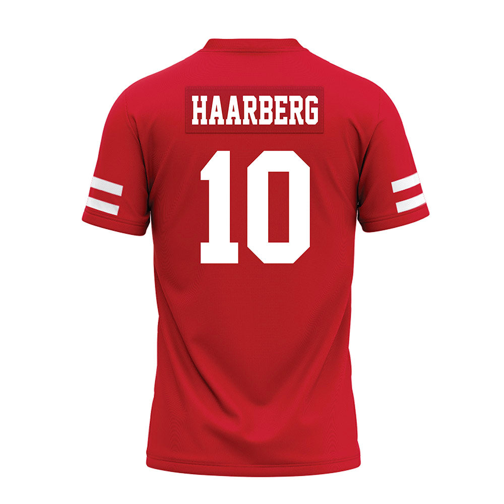 Nebraska - NCAA Football : Heinrich Haarberg - Premium Football Jersey