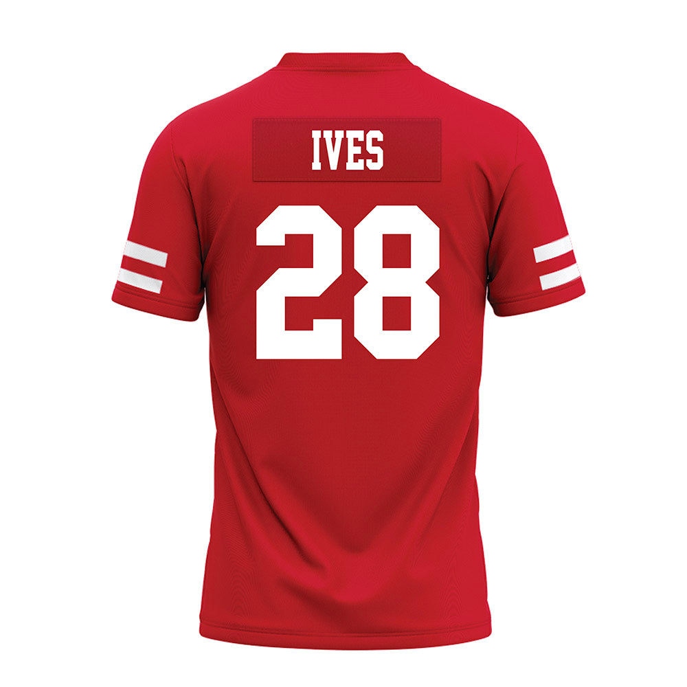 Nebraska - NCAA Football : Kwinten Ives - Premium Football Jersey