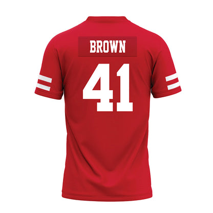 Nebraska - NCAA Football : Elliott Brown - Premium Football Jersey