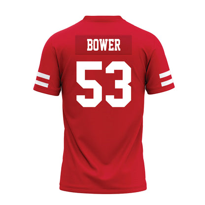 Nebraska - NCAA Football : Jacob Bower - Premium Football Jersey