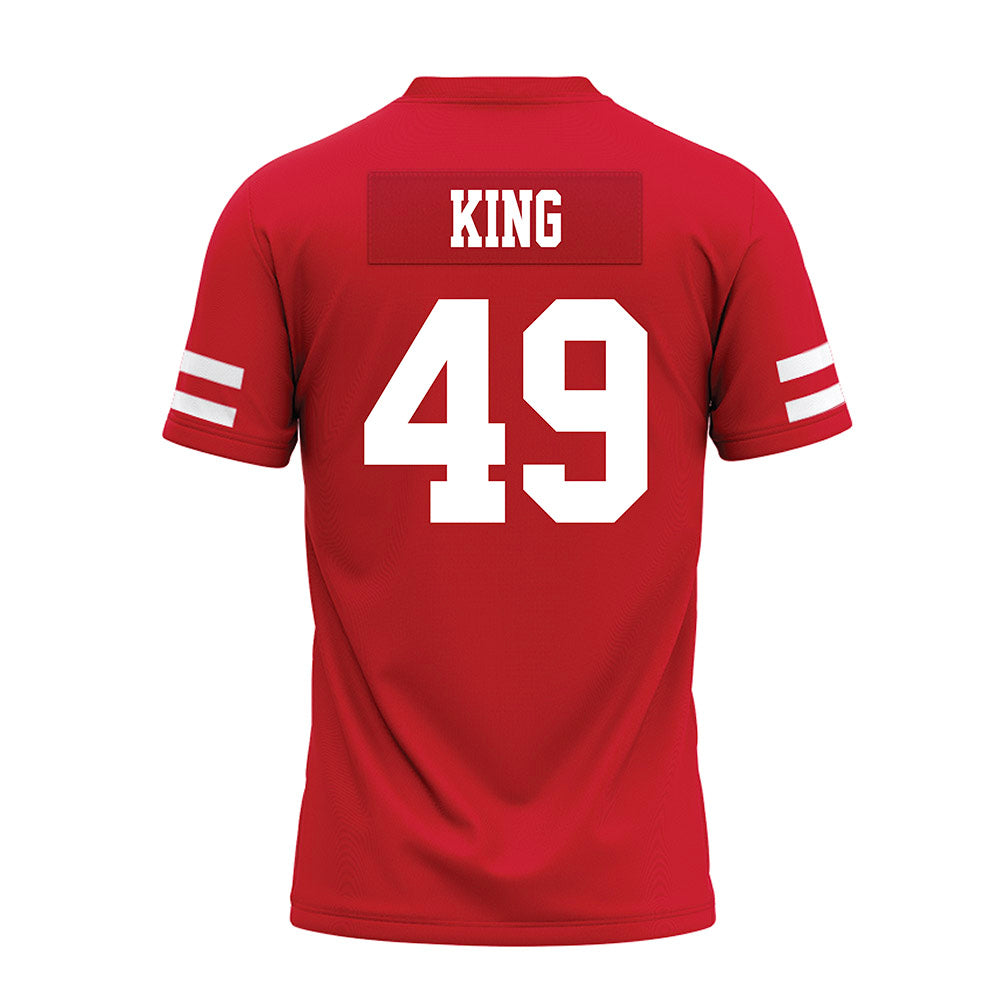 Nebraska - NCAA Football : Danny King - Premium Football Jersey