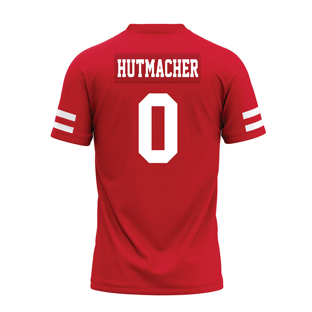 Nebraska - NCAA Football : Nash Hutmacher - Premium Football Jersey