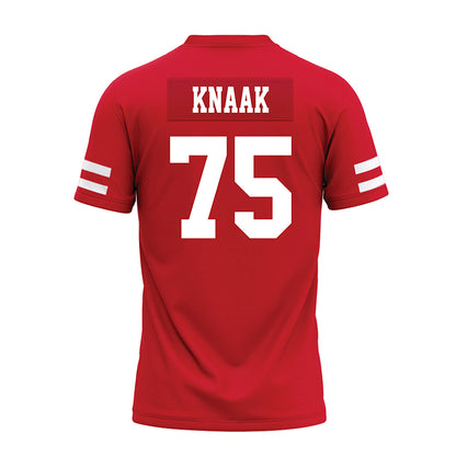 Nebraska - NCAA Football : Tyler Knaak - Premium Football Jersey