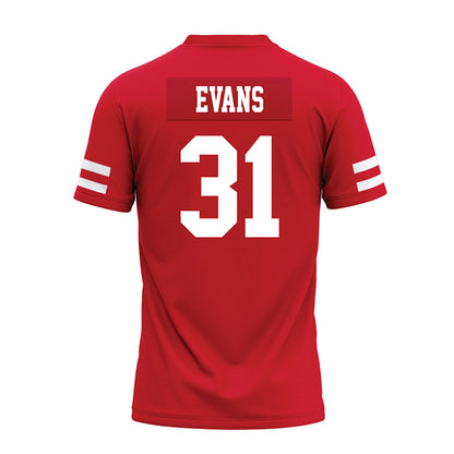 Nebraska - NCAA Football : Ryker Evans - Premium Football Jersey