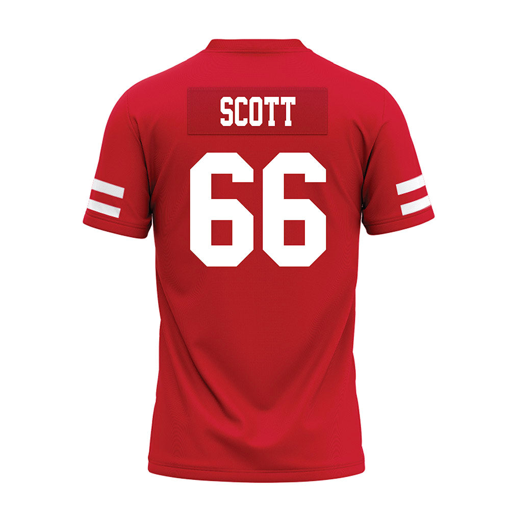 Nebraska - NCAA Football : Ben Scott - Premium Football Jersey