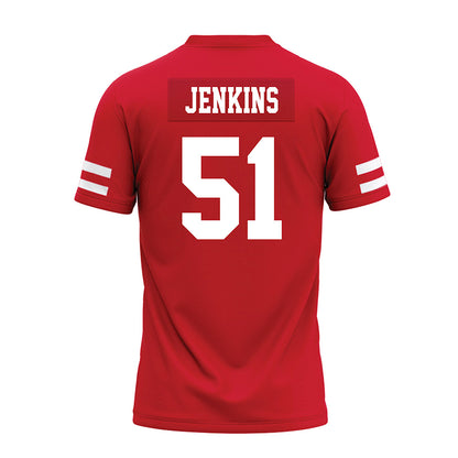 Nebraska - NCAA Football : Justin Jenkins - Premium Football Jersey