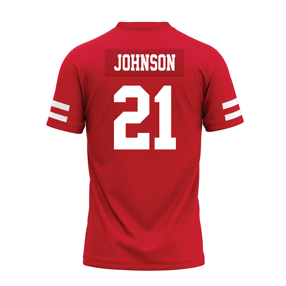 Nebraska - NCAA Football : Emmett Johnson - Premium Football Jersey