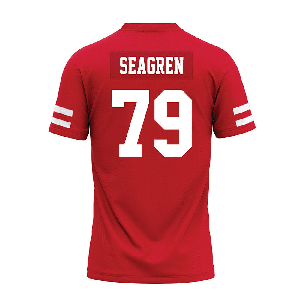 Nebraska - NCAA Football : Grant Seagren - Premium Football Jersey