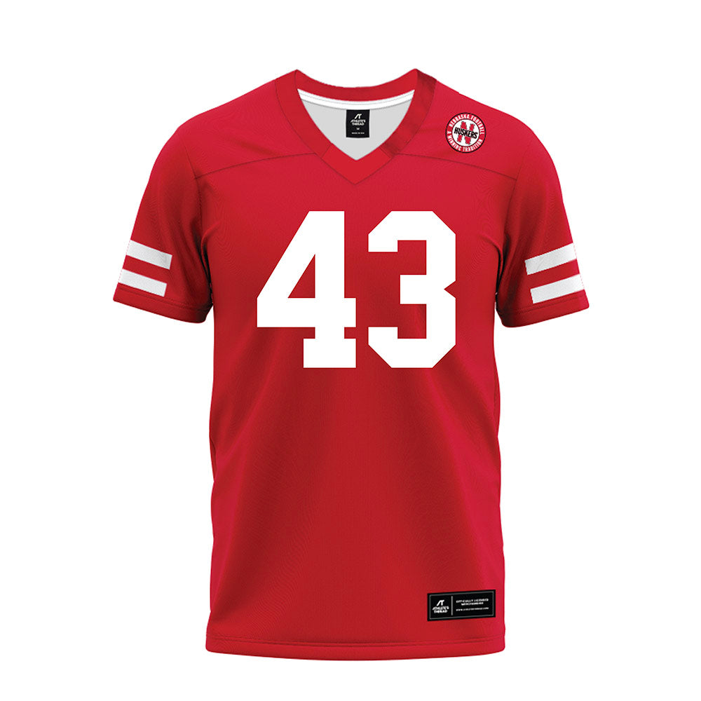 Nebraska - NCAA Football : Landon Ternus - Premium Football Jersey