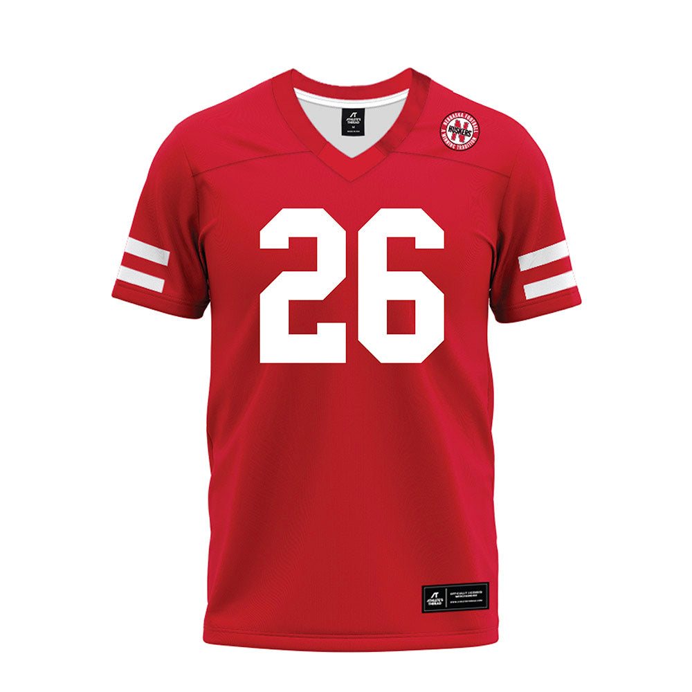 Nebraska - NCAA Football : Koby Bretz - Premium Football Jersey