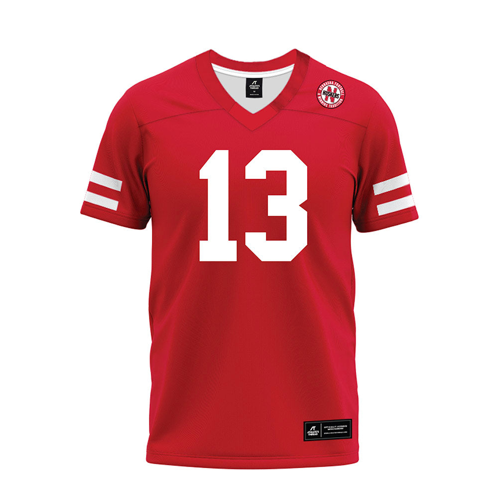 Nebraska - NCAA Football : Malcolm Hartzog Jr. - Premium Football Jersey