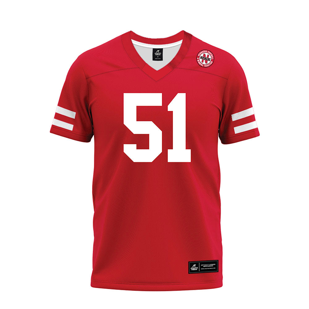 Nebraska - NCAA Football : Vincent Shavers - Premium Football Jersey