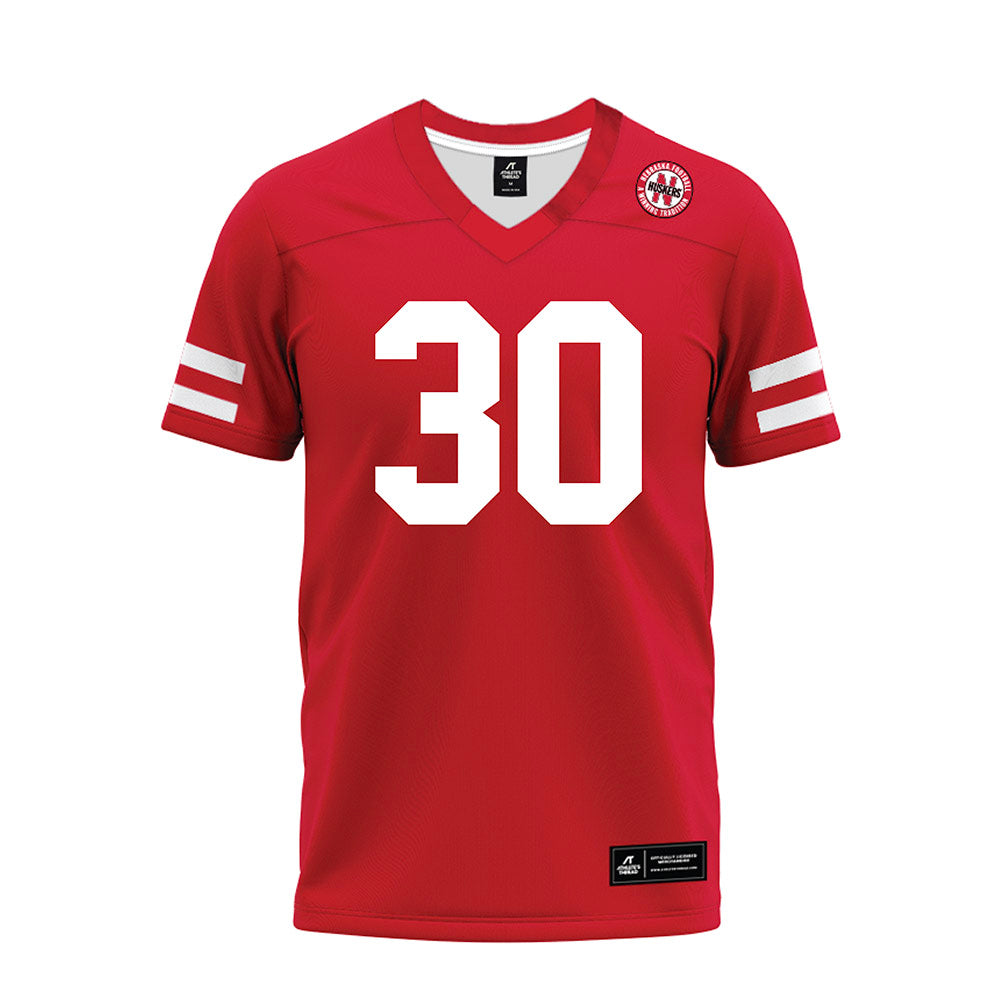 Nebraska - NCAA Football : Tristan Alvano - Premium Football Jersey