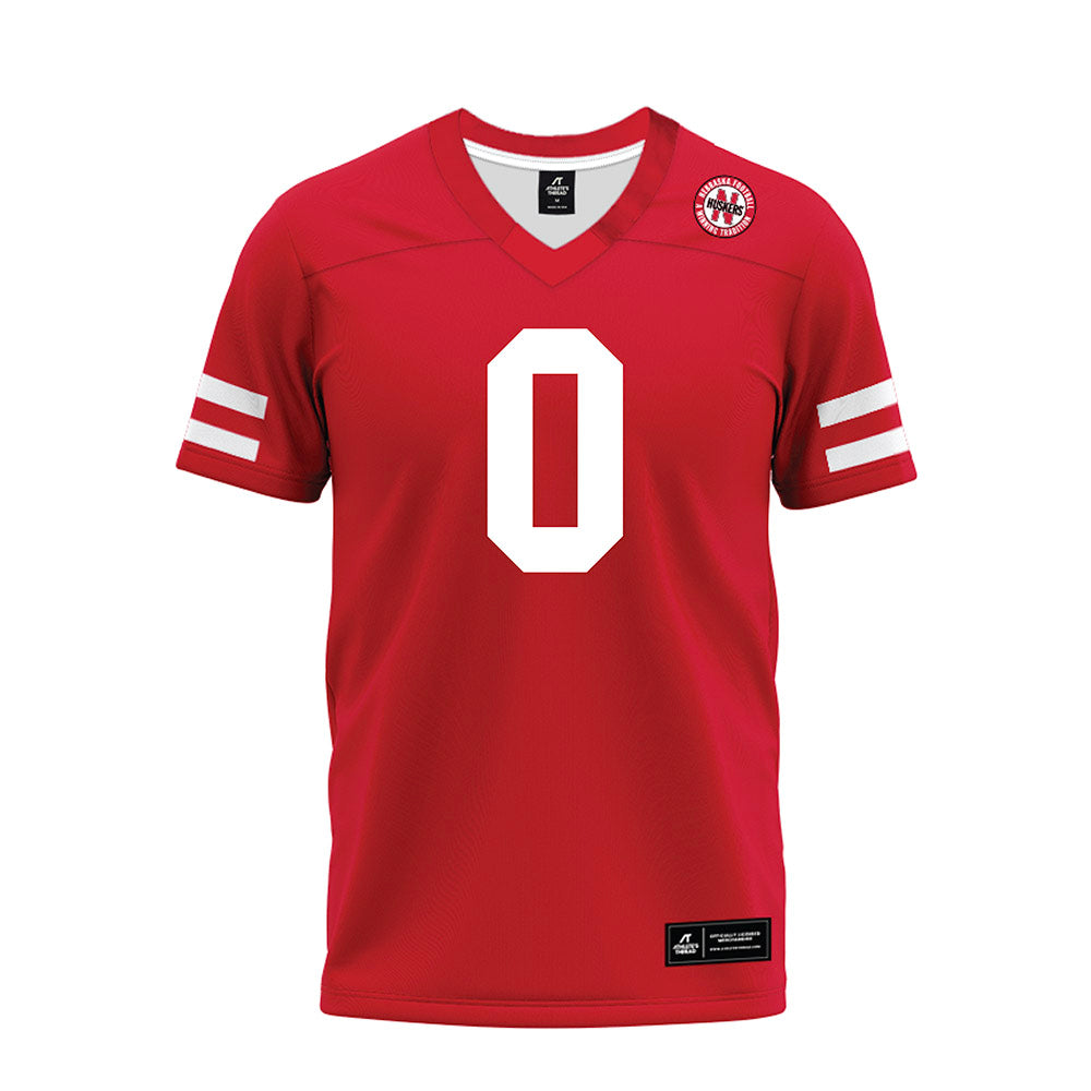 Nebraska - NCAA Football : Nash Hutmacher - Premium Football Jersey