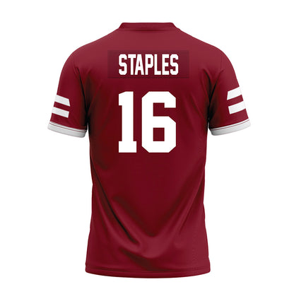 UMass - NCAA Football : Noah Staples - Premium Football Jersey