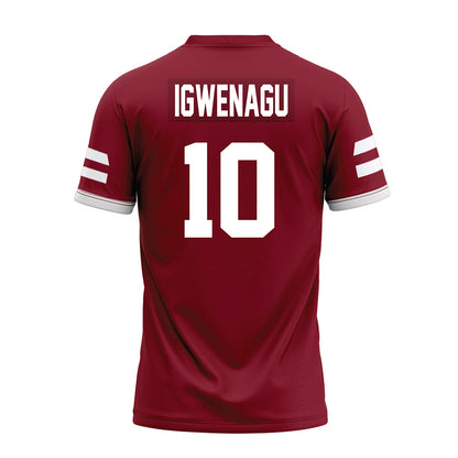 UMass - NCAA Football : Zukudo Igwenagu - Premium Football Jersey