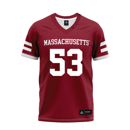 UMass - NCAA Football : Magnus Von Saldern - Premium Football Jersey