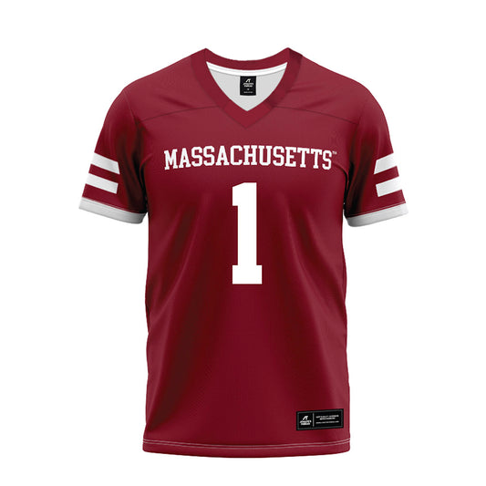 UMass - NCAA Football : Brandon Rose - Premium Football Jersey-0