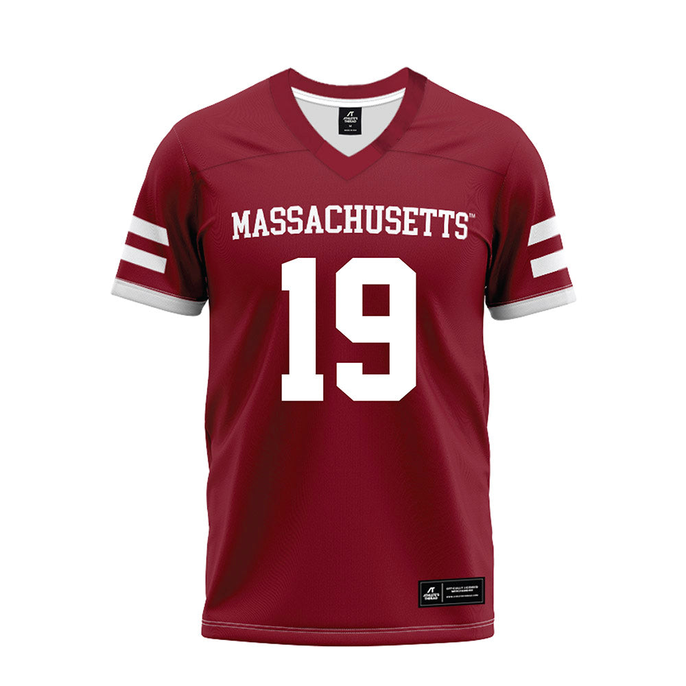 UMass - NCAA Football : Zach Lawrence - Premium Football Jersey-0