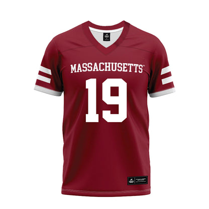 UMass - NCAA Football : Zach Lawrence - Premium Football Jersey-0