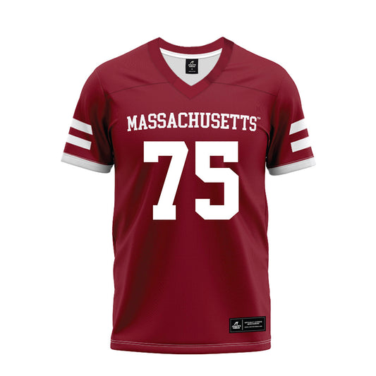 UMass - NCAA Football : Tanner Burlingame - Premium Football Jersey-0