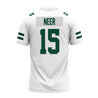 Ohio - NCAA Football : Riley Neer - White Premium Football Jersey-1