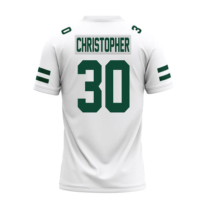 Ohio - NCAA Football : Charlie Christopher - White Premium Football Jersey-1